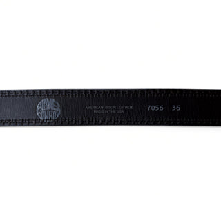 PC Grey Bison Leather Belt