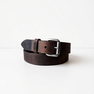PC Distressed Oil Tanned Leather Belt