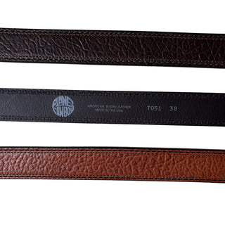 PC Bison Leather Belt