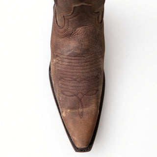 Planet Cowboy Distressed Diesel Saddle Boot