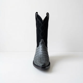 Sueded Grey Caiman Belly