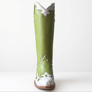 Tall Lime and White Wingtip