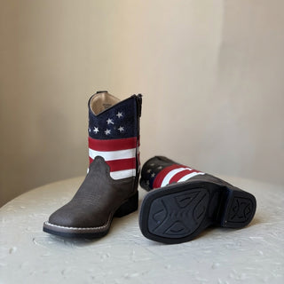 American Flag Kids Boots