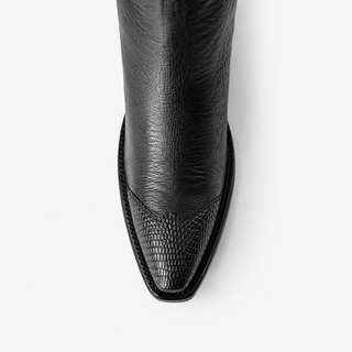 Black Teju Zorro City Boot