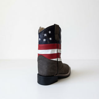American Flag Kids Boots