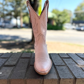 Pale Pink Western Boot