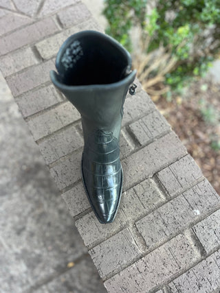 SCR 146 Grey Alligator/ Calf Zorro