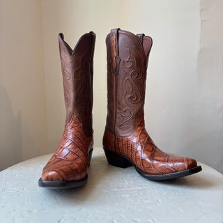 Burnished Cognac Alligator Belly