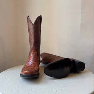 Burnished Cognac Alligator Belly