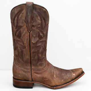 Planet Cowboy Distressed Diesel Saddle Boot