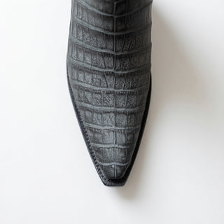 Sueded Grey Caiman Belly