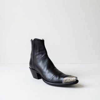 Black Ranch Hand Zorro with Silver Tips
