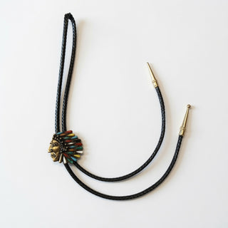Multicolor Native American Bolo Tie