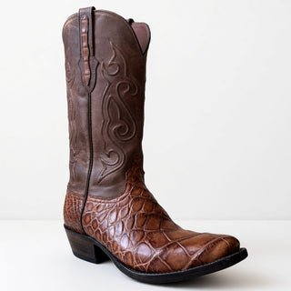 Burnished Cognac Alligator Belly