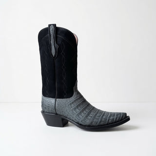 Sueded Grey Caiman Belly