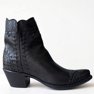 Black Calf and Crocodile Zorro w/ Buckstitch