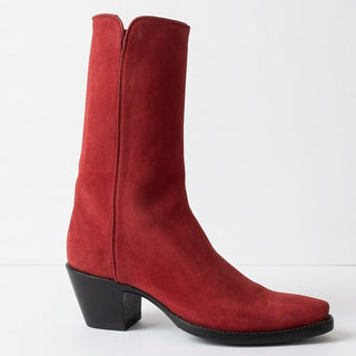 Red Nubuck Zorro City Boot