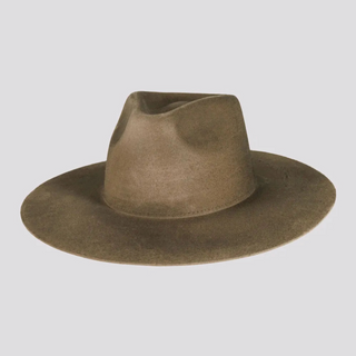 Colored Rancher Flat Brim Fedora