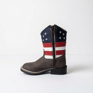 American Flag Kids Boots