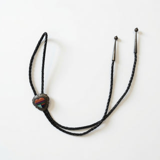 Multicolor Heart Bolo Tie