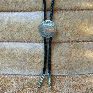 Silver Sunflower Bolo