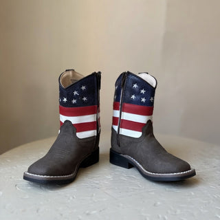 American Flag Kids Boots