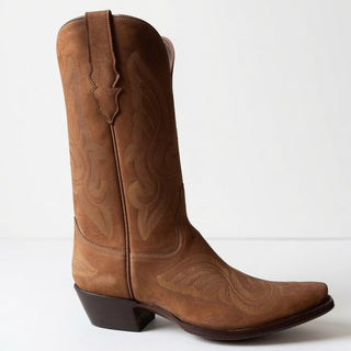 Nubuck Suede Cognac Boot