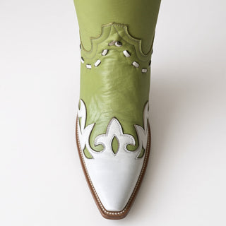 Tall Lime and White Wingtip