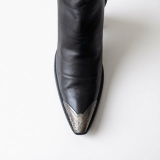 Black Ranch Hand Zorro with Silver Tips