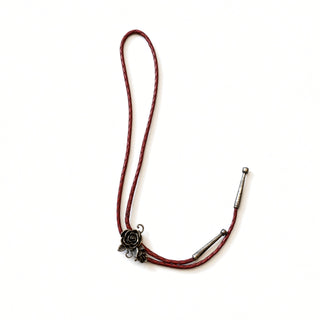 Vintage Braided Leather Bolo