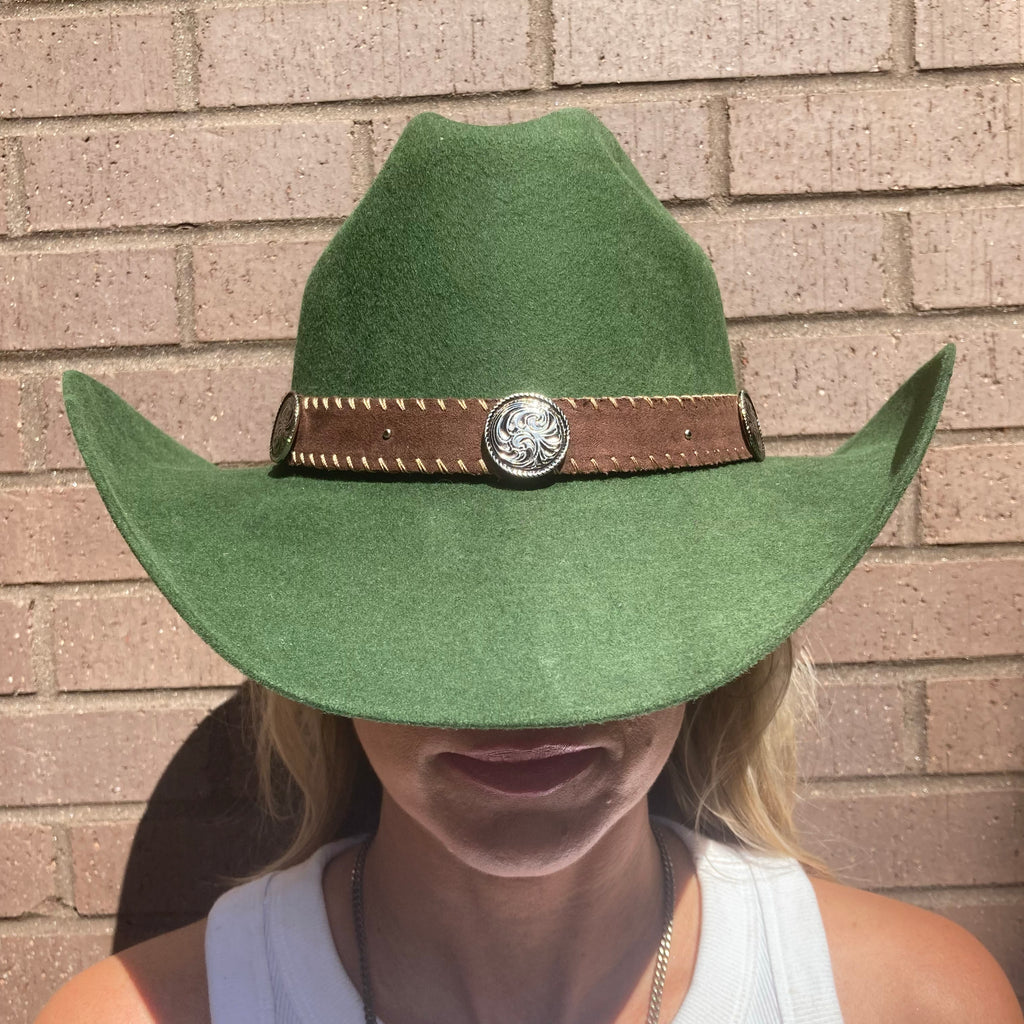 Gorge Copper Leather Hat – Planet Cowboy