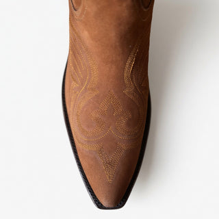 Nubuck Suede Cognac Boot