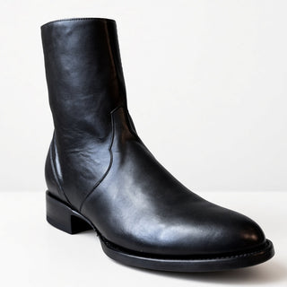 Black Zipper Boot