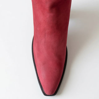Red Nubuck Zorro City Boot