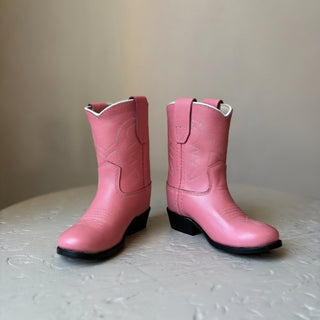 Pink Cowgirl Kids Boots