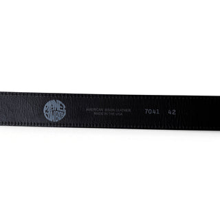 PC Double Keeper Brown Bison Leather Belt