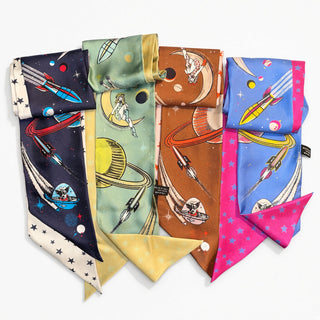 Silk Western Twilly Reversible Scarf