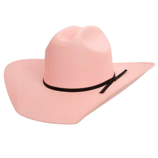 Sombrero de paja rosa pionero 
