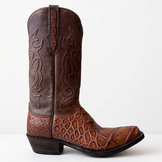 Burnished Cognac Alligator Belly