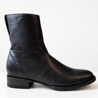Black Zipper Boot