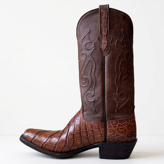 Burnished Cognac Alligator Belly