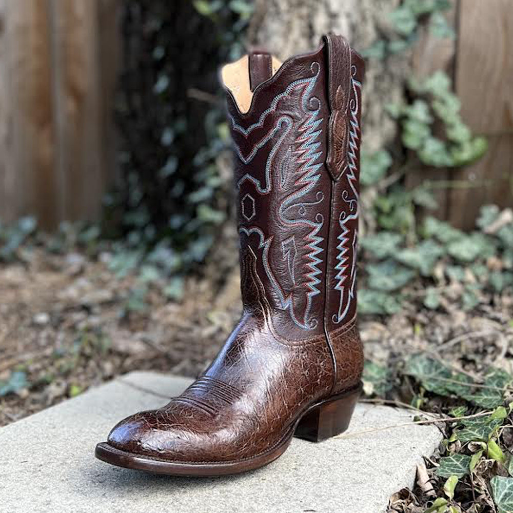 French Chocolate Ostrich – Planet Cowboy