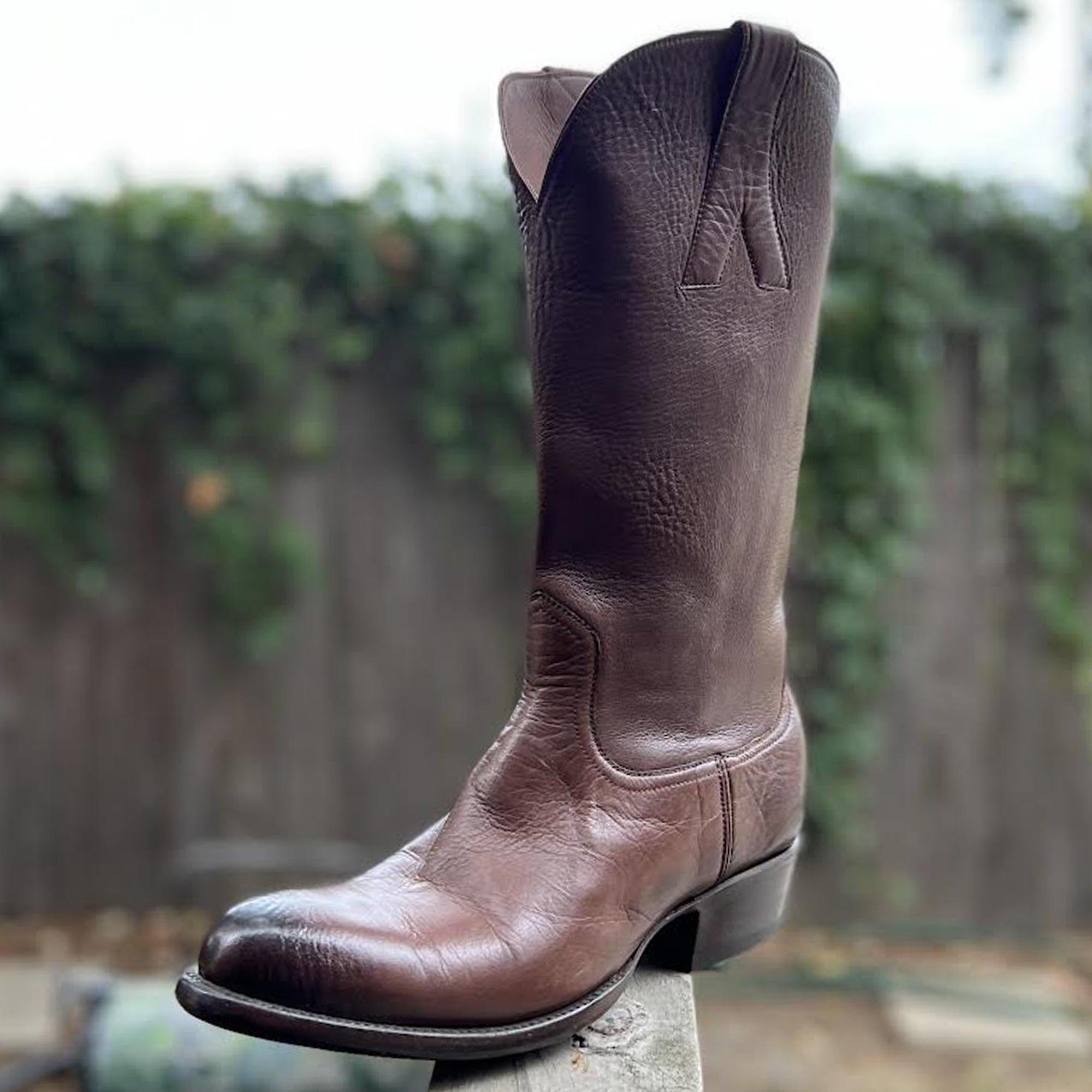 Burnished Chocolate Riding Boots – Planet Cowboy - Main Image